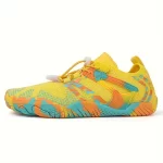 Yellow Chameleon Lace-up
