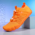 Dayglo-Orange Lace Up