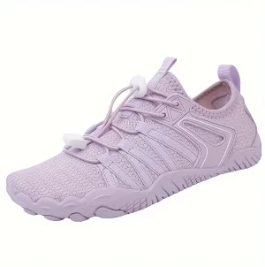Lady Lilac Lace-Up Barefoot Shoe