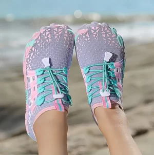 Lilac Pink Barefoot  Lace-up